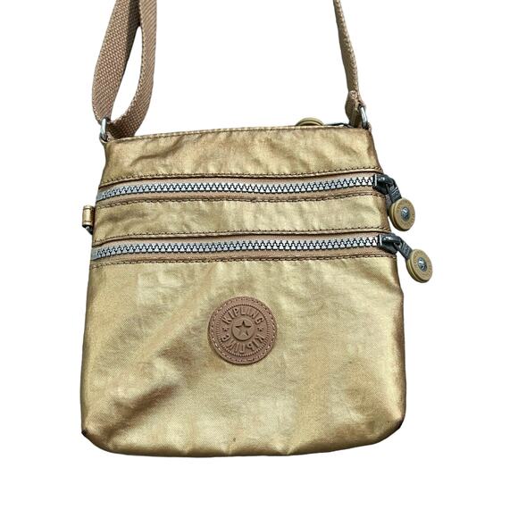 KIPLING Keiko Small Crossbody Bag Gold - Picture 2 of 7